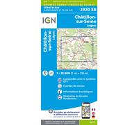 Carte de randonnée IGN Série Bleue n° 2920 - Châtillon-sur-Seine, Laignes