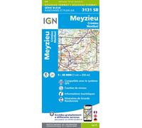 Carte de randonnée IGN Série Bleue n° 3131 - Meyzieu, Crémieu, Montluel