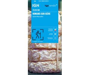 Carte de randonnée IGN Série Bleue n° 3135 - Romans-sur-Isère, Saint-Marcellin