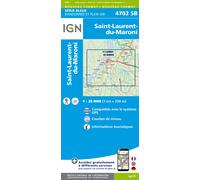 4702sb saint laurent du maroni guyane - Echelle 1:25 000 Série Bleue 4702 - Collectif - Ign Institut Geographique National - Atlas / carte
