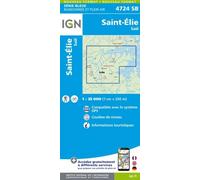 Carte de randonnée IGN Série Bleue n° 4724 - Saint-Élie (Guyane)