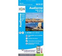 Carte de randonnée IGN TOP 25 n° 0419 ET - Audierne, Pointe du Raz, Ile de Sein