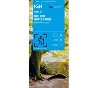 Carte de randonnée IGN TOP 25 n° 0617 OT - Huelgoat, Monts d'Arrée, PNR Armorique