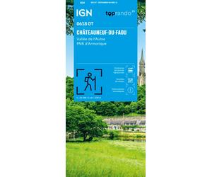 Carte de randonnée IGN TOP 25 n° 0618 OT - Châteauneuf-du-Faou, Vallée de l'Aulne, PNR d'Armorique