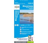 Carte de randonnée IGN TOP 25 n° 1339 ET - Lacs de Biscarosse, Sanguinet & Parentis
