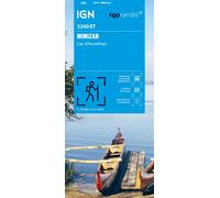 Carte de randonnée IGN TOP 25 n° 1340 ET - Mimizan, Lac d'Aureilhan