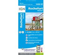 Carte de randonnée IGN TOP 25 n° 1430 OT - Rochefort & Marennes