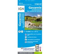Carte de randonnée IGN TOP 25 n° 1748 OT - Gavarnie & Luz St Sauveur (Pyrénées) IGN