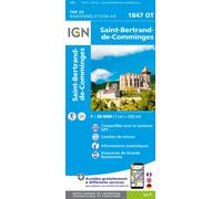 Carte de randonnée IGN TOP 25 n° 1847 OT - Saint-Bertrand-de-Cominges (Pyrénées)