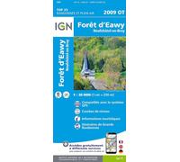Carte de randonnée IGN TOP 25 n° 2009 OT - Forêt d'Eawy, Neufchâtel-en-Bray