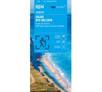 Carte de randonnée IGN TOP 25 n° 2103 ET - Calais, Site des Caps, Forêt de Guînes, PNR des Caps et Marais d'Opale