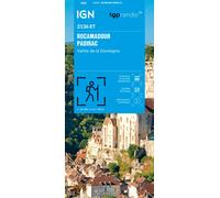 Carte de randonnée IGN TOP 25 n° 2136 ET - Rocamadour, Padirac, Vallée de la Dordogne