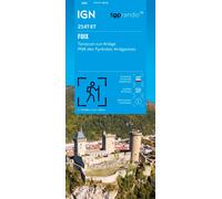Carte de randonnée IGN TOP 25 n° 2147 ET - Foix, Tarascon sur Ariège, PNR des Pyrénées Ariégeoises