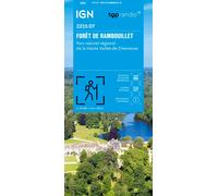 Carte de randonnée IGN TOP 25 n° 2215 OT - Forêt de Rambouillet, PNR Haute-Vallée de Chevreuse