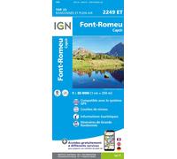 Carte de randonnée IGN TOP 25 n° 2249 ET - Font-Romeu & Capcir (Pyrénées)