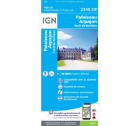 Carte de randonnée IGN TOP 25 n° 2315 OT - Palaiseau, Arpajon, Forêt de Verrières