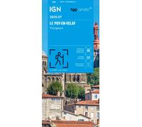Carte de randonnée IGN TOP 25 n° 2835 OT - Le Puy-en-Velay, Yssingeaux