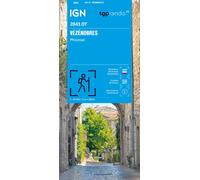 Carte de randonnée IGN TOP 25 n° 2841 OT - Vézénobres, Moussac