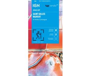 Carte de randonnée IGN TOP 25 n° 2943 OT - Saint-Gilles, Vauvert