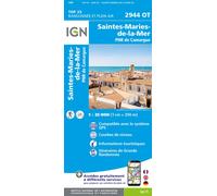 Carte de randonnée IGN TOP 25 n° 2944 OT - Saintes-Maries-de-la Mer, PNR de Camargue