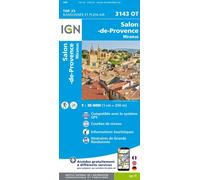Carte de randonnée IGN TOP 25 n° 3143 OT - Salon de Provence & Miramas
