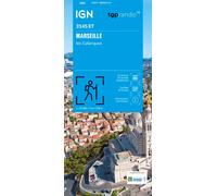 Carte de randonnée IGN TOP 25 n° 3145 ET - Marseille & les calanques