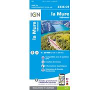 Carte de randonnée IGN TOP 25 n° 3336 OT - La Mure & Valbonnais (Alpes)