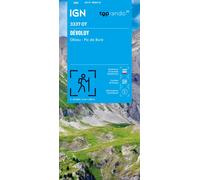 Carte de randonnée IGN TOP 25 n° 3337 OT - Massif de Dévoluy, Obiou & Pic de Bure (Alpes)