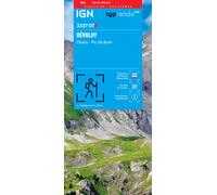 Carte de randonnée IGN TOP 25 n° 3337 OTR (résistante) - Massif de Dévoluy, Obiou & Pic de Bure (Alpes)