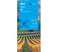Carte de randonnée IGN TOP 25 n° 3338 ET - Gap & Montagne de Céüse (Alpes)