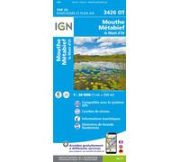 Carte de randonnée IGN TOP 25 n° 3426 OT - Mouthe, Métabief, Le Mont d'Or