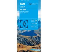 Carte de randonnée IGN TOP 25 n° 3435 ET - Valloire, Aiguilles d'Arves & Col du Galibier (Alpes)