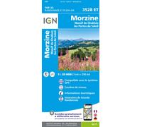 Carte de randonnée IGN TOP 25 n° 3528 ET - Morzine & Massif du Chablais (Alpes)