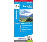 Carte de randonnée IGN TOP 25 n° 3530 ETR (résistante) - Samoëns & Haut Giffre (Alpes)