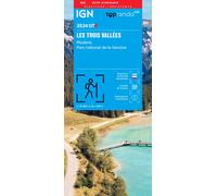 Carte de randonnée IGN TOP 25 n° 3534 OTR (résistante) - Les Trois Vallées & Modane, PN de la Vanoise