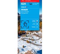 Carte de randonnée IGN TOP 25 n° 3536 OTR (résistante) - Briançon, Serre Chevalier & Montgenèvre