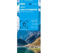 Carte de randonnée IGN TOP 25 n° 3538 ET - Aiguille de Chambeyron, Cols de Larche et de Vars