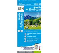 Carte de randonnée IGN TOP 25 n° 3538 ET - Aiguille de Chambeyron, Cols de Larche et de Vars - 2020