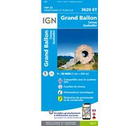 Carte de randonnée IGN TOP 25 n° 3620 ET - Grand Ballon, Cernay, Guebwiller