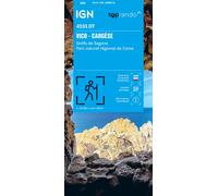 Carte de randonnée IGN TOP 25 n° 4151 OT - Vico, Cargese, Golfe de Sagone (PNR de Corse)