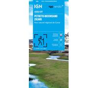 Carte de randonnée IGN TOP 25 n° 4253 OT - Petreto-Bicchisano, Zicavo (Corse)