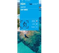 Carte de randonnée IGN TOP 25 n° 4347 OT - Cap Corse