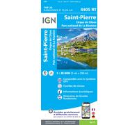 Carte de randonnée IGN TOP 25 n° 4405 RT - Saint Pierre, cirque de Cilaos (Ile de la Réunion, Centre et Sud)