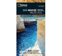 Carte de randonnée - Ile de Milos, Kimolos & Polyeghos (Grèce) | Terrain Cartography