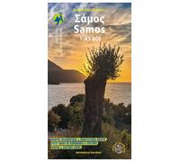 Carte de randonnée - île de Samos | Anavasi
