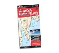 Carte de randonnée imperméable - Parc national d’Acadia (avec Schoodic et Mount Desert Island) | Map Adventures