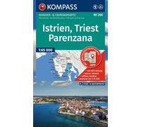 Carte de randonnée - Istrie, Trieste & Parenzana | Kompass