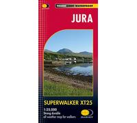 Carte de randonnée - Jura XT25 | Harvey Maps - Superwalker maps