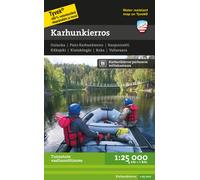 Carte de randonnée - Karhunkierros (Finlande) | Calazo