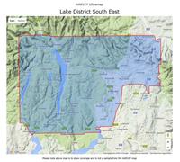 Carte de randonnée - Lake District Sud Est XT40 | Harvey Maps - Ultramap